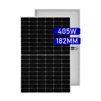 China Luxury Photovoltaic product  405Watt  Solar Panels  for home complete kit Single glass  410W  Panel 182mm 54cells 108half cells for sale