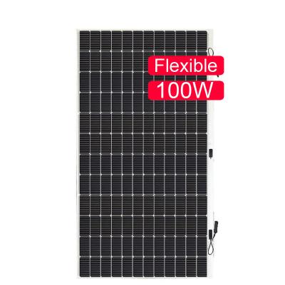 China Luxury 100watt  Factory Wholesale 300w 370w 400w  Flexible Photovoltaic Solar Panel monocrystalline for sale