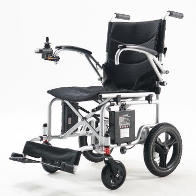 China Hot Selling Folding Wheelchair Autoomatic Electric Handicapped Foldable Electric Wheelchair for sale