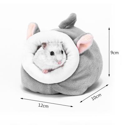 China Viable Rodent Guinea Pigs Hedgehogs Pet Bed Hamster House Winter Mouse Cotton Cages Nest For Small Animal for sale