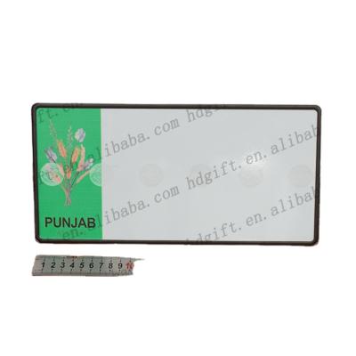 中国 Aluminum Metal America License Plate For Automobile And Motorcycle Custom License Plate Emboss Number And Letters 520*110mm 販売のため