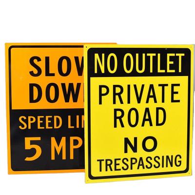 中国 Custom Print The Speed ​​Limit 5 MPH 300mm*500mm Picture Metal Tin Street Warning Safety Sign (Customized) 販売のため