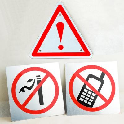 中国 China Suppliers Telephone Call Tin Plate Print No Metal Warning Sign No Smoking Brush Aluminum Sliver Wall Plate China Suppliers 販売のため