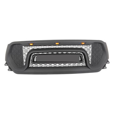 China ABS Painted Black Front Grill Mesh Grille w/LED Lights Fit For 2019-2020 Dodge Ram 1500 for sale