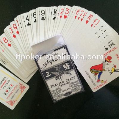 China Paper Good Quality Bare Paper Playing Card With Custom Design With Good Service for sale