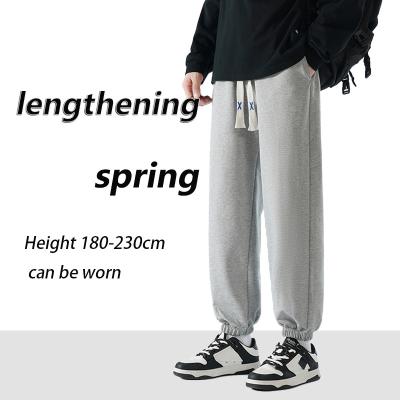 China Other High quality solid color straight leg outdoor sports tall men's pants casual pants plus size men's pants for sale