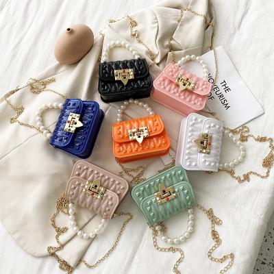 China New high-grade girl's little cross-body handbags princess baby foreign bag minimum change bag for sale