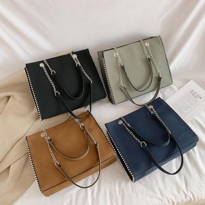 China New Fashion Design Women Large Capacity Handbags Chain Women Cross Shoulder - Body Bag Large Tote Bags for sale