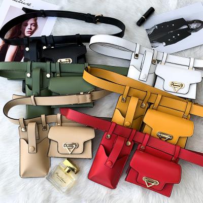 China Wholesale 2021 Fashion Style Motorcycle Western Bag Waterproof Women Fanny Pack Outdoor Leather Waist Bag for sale