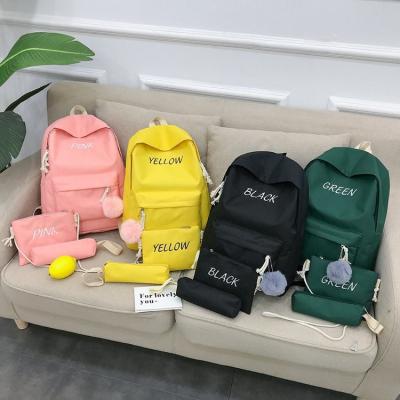 China Custom No Logo Female Woman Ladies Girl Oxford Backpack Custom Backpack For School Bookbags for sale