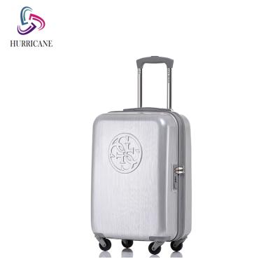 China Fashionable Minimalist ABS PC Bass Luggage 3Pcs Sets Mini Luggage Bag With Spinner Wheels for sale