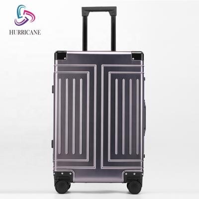 China Fashionable Aluminum Alloy Magnesium Luggage Cabin Color Firearm Prominent Travel Luggage Suitcase for sale