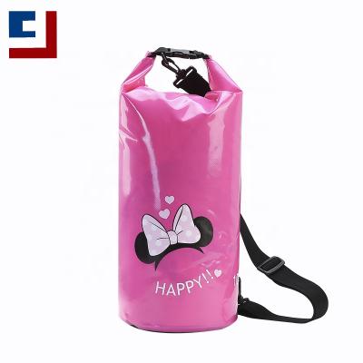 China Low Price Waterproof Custom Logo Waterproof Cute Children Dry Bag Printing Kids Backpack for sale