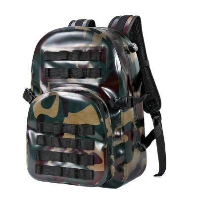 China Waterproof Camouflage Backpack Military Tactical Camping Hiking Trolley Bag TPU Waterproof Hunting Bag for sale