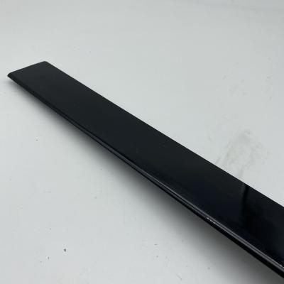 China Modern Plastic Refrigerator OEM Extrusion Custom High Glossy Black PVC Profiles for sale