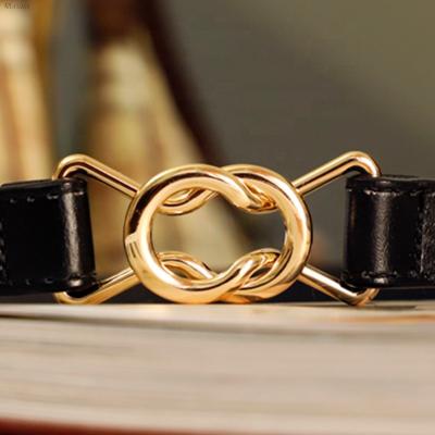 China Fashion luxury metal strap ladies COUPLAGE SANKO gold coupling belt buckle wholesale for sale