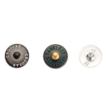 China Brass antique round jeans rivets wholesale nickel free for sale