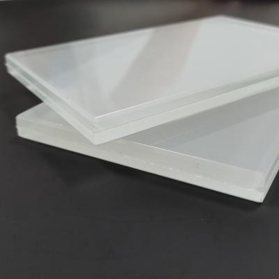 China Supermarket 5mm+0.38M204A Low PVB+0.76 Clear PVB+0.76 Milky Tinplate Tempered Laminated Glass for sale