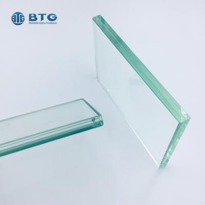 China 6+6mm 8+8mm Modern Canopy Skylight Frameless Toughened Laminated Roof Glass for sale