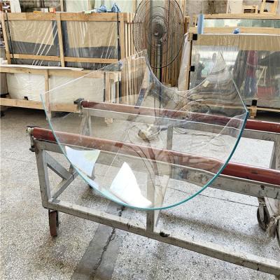 China 5mm 6mm Modern Super Clear 8mm Warm Bending Glass For Fence for sale