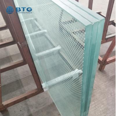 China School BTG 6mm Clear Tempered Anti Slip Laminated Glass for sale