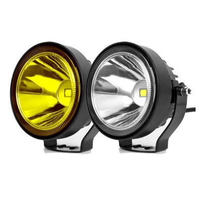 China 4 Inch Led Barra 12V 24V 4x4 Motorcycle Car ATV Racing Dirt Bike Pickup Truck Boat 30W Off-Road Light LED Round Fog Headlight Length 9.8cm * Width 7.3cm * height 11cm for sale