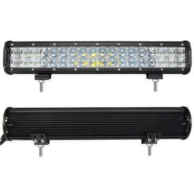 China 17 Inch 108W 5D IP68 Double Row Rally Bulldozer ATV UTV DRL 4X4 Automotive Off-Road LED Light Bar 17