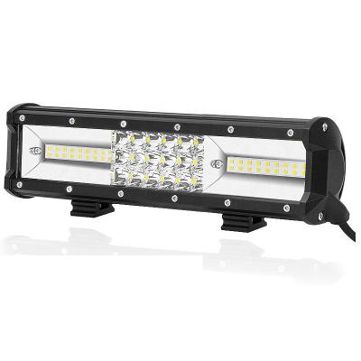 China Profile Aluminum Alloy Housing Triple Row 12inch 54W 162W 12V Driving LED Light Bar Truck for sale