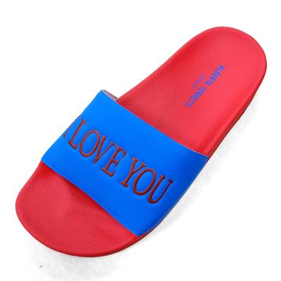 China Anti-Smell White Slide Slippers Custom, Wholesale Sandals Slides For Men, Upper Options Slippers Shape Logo Slide Sandal Custom Made for sale