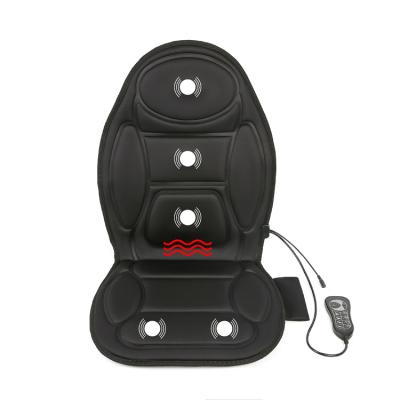 China Adjustable Car Cushion Heater Vibration Warm Massage Electric Pillow For Home Ministry Seat Massage Pad Neck for sale