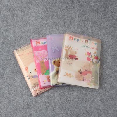 China New Home Decor Design Lovely PP Plastic Photo Album For Kids Play Photo Album For Kids for sale