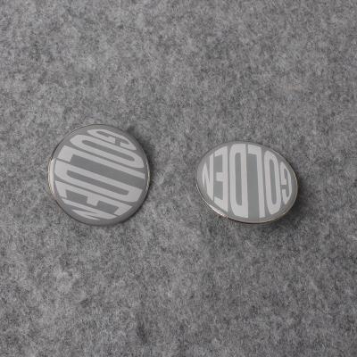 China Magnetic Customized Make Your Own Apparel Decorate Round Metal Pin Badge for sale