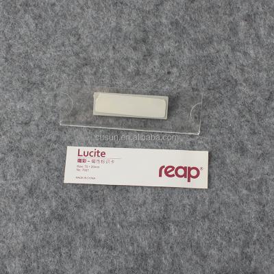 China Factory Price Magnetic Custom Label Pin Reusable Name Badge for sale