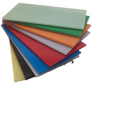 China Yard China factory price UK standard colored silkscreen printing tempered glass kitchen glass claddings for sale