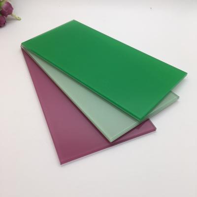 China High quality decorative yard cladding 6mm tempered glass for kitchen with cheap price for sale