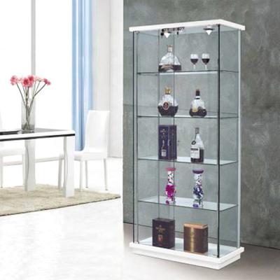 China High Quality Floating Yard Tempered Glass Shelf Design In Living Room for sale