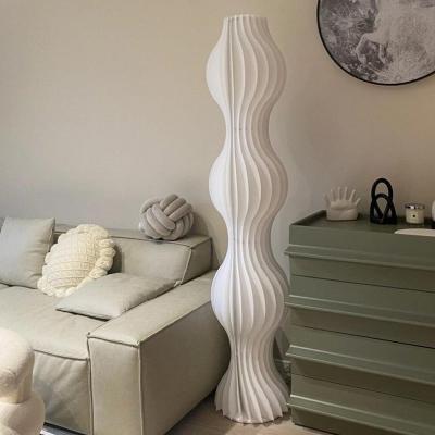 China Danish Polynesian Dance Modern White Floor Lamp Designer Art Bedroom Living Room Floor Lamp for sale