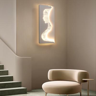 China 2022 Modern minimalist beauty simple bedroom wall lamp for fashionable and smart dimming soft warm color temperature with hallway for sale