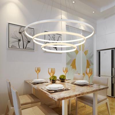 China New 2022 modern minimalist light luxury chandelier for eye protection LED soft light chip has longer service life with restaurant other for sale