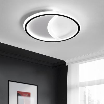 China New 2022 Modern Minimalist Simple LED Ceiling Light For Paint Aluminum Process Material Light Guide Sheet Acrylic Frosted Trichromatic Dimming for sale