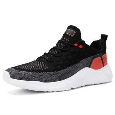 China Outdoor DM fashion shoes OEM ODM service fly knit breathable sneaker men low price sports shoes for sale