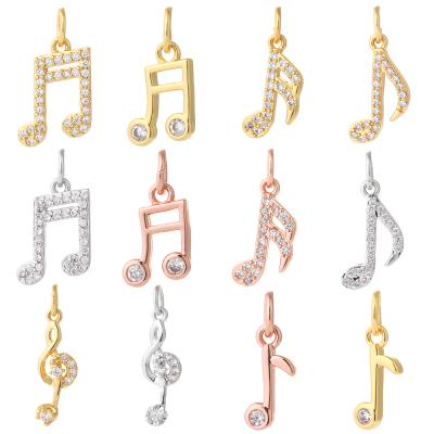 China Hiphop New Arrival Gold Music Dangle Earrings Making Material Jewelry Accessory Materials For Making Jewelry for sale