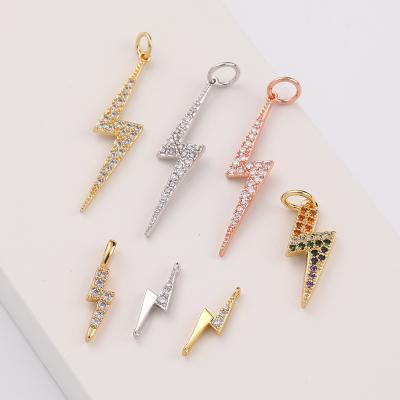 China FASHIONABLE high quality charms with micro lights pave raw materials for jewelry making for sale