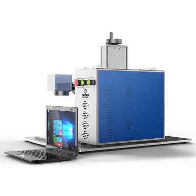 China Low Price Programmable Desktop 3d Fiber Laser Marking Machine Laser Engraver 30w 50w 80w 100w for Plastic Acrylic Metal for sale