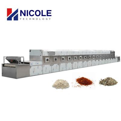 China Correia transportadora contínua de Chili Pepper Dryer Machine Commercial da micro-ondas à venda