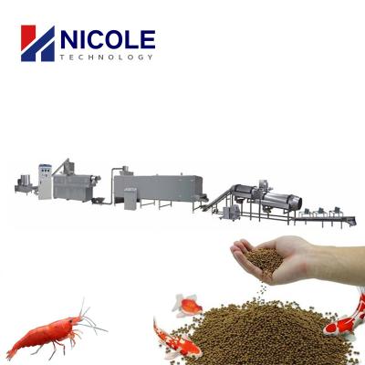 Chine Les poissons d'extrudeuse alimentent à chaîne de production l'alimentation de flottement automatique de poissons faisant la machine à vendre