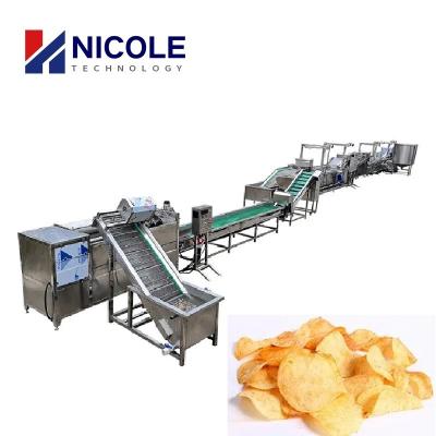 China SS Verse Industriële volledig Auto van Aardappelchips production line making equipment Te koop