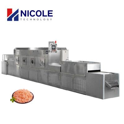 Chine Machine de séchage continue de fruits de mer de solides solubles de dessiccateur industriel automatique à micro-ondes à vendre