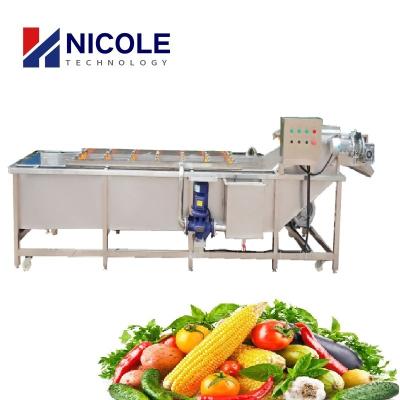 Chine Acier inoxydable de nettoyage de lavage multifonctionnel de machine de légume fruit à vendre