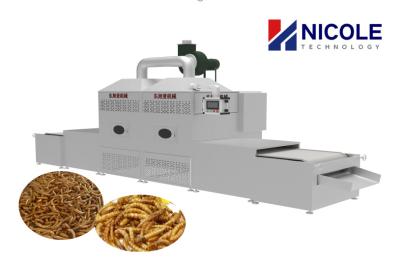 Κίνα Ce Plc Control Conveyor Microwave Dryer Machine For Tenebrio Industrial προς πώληση